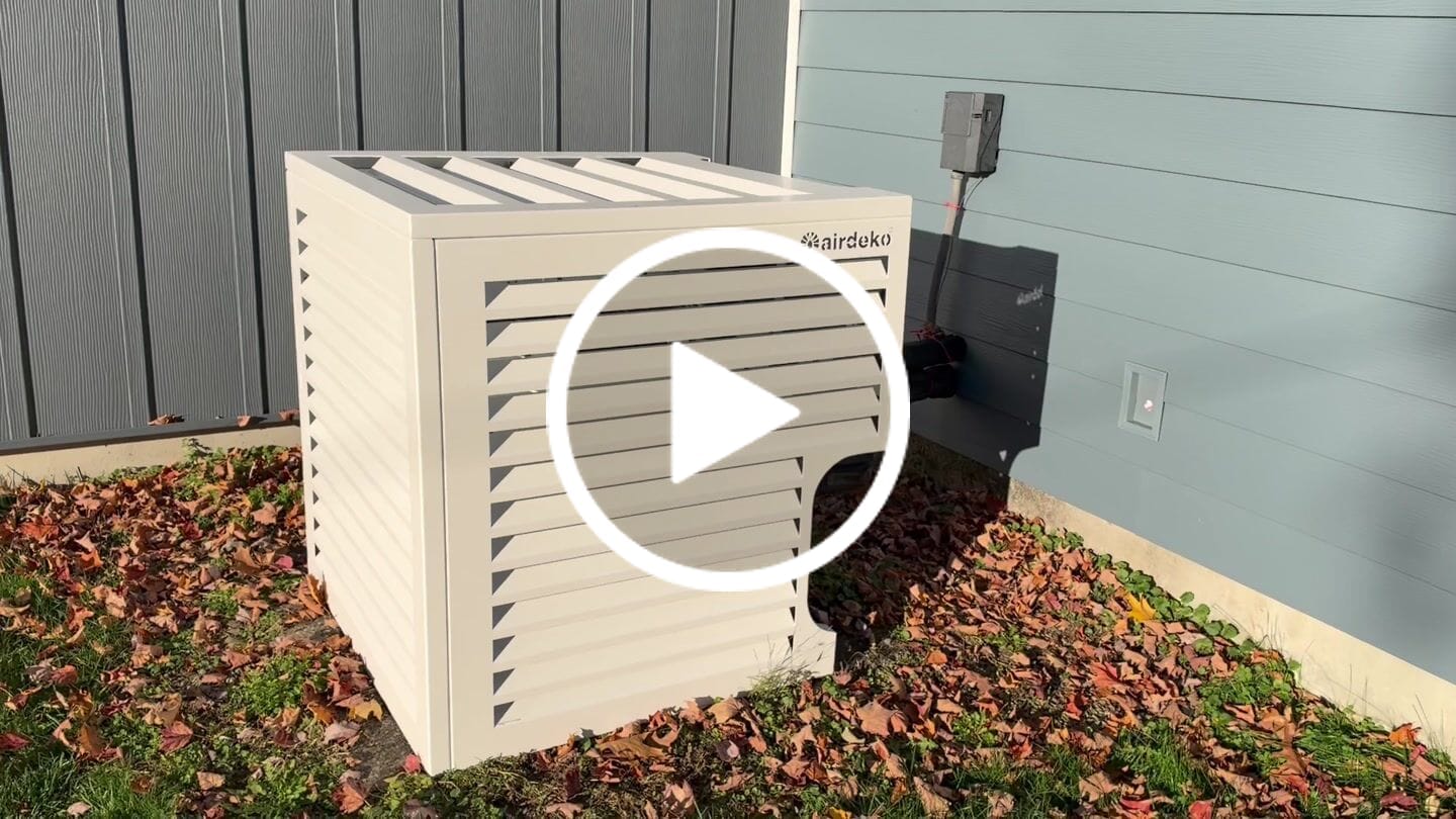 Customer video review of Central AC Cover - White