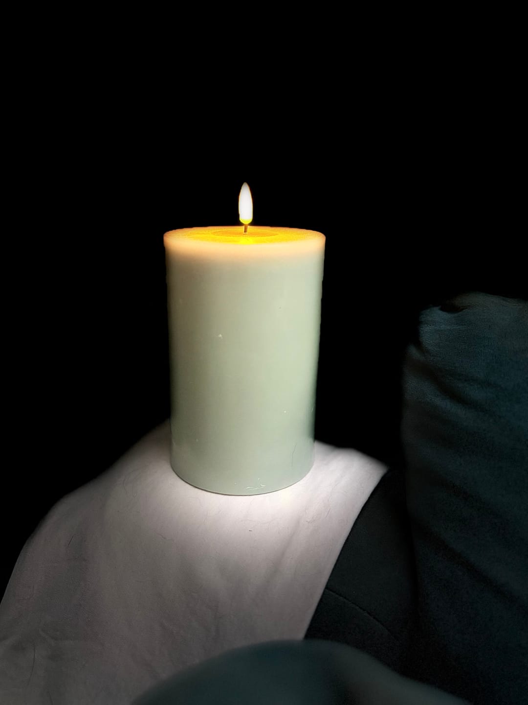 Customer photo review of LED Bloklys Ø 10 x 15 cm Sand