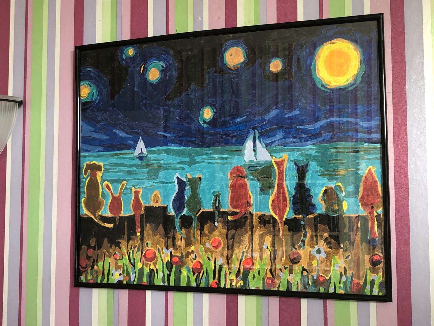 Customer photo review of Nuit étoilée et Animaux de dos