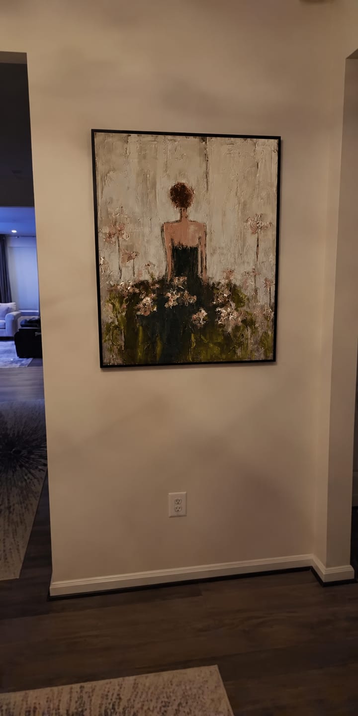 Customer photo review of Garden Silence-Figure Painting