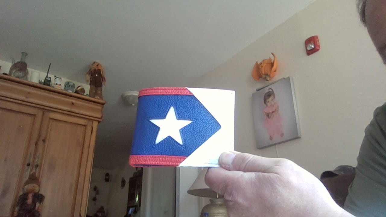 Customer photo review of EVEL KNIEVEL SIGNATURE MEN'S WALLET