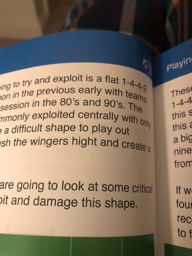Customer photo review of Coaching Sides to Play out From the Back