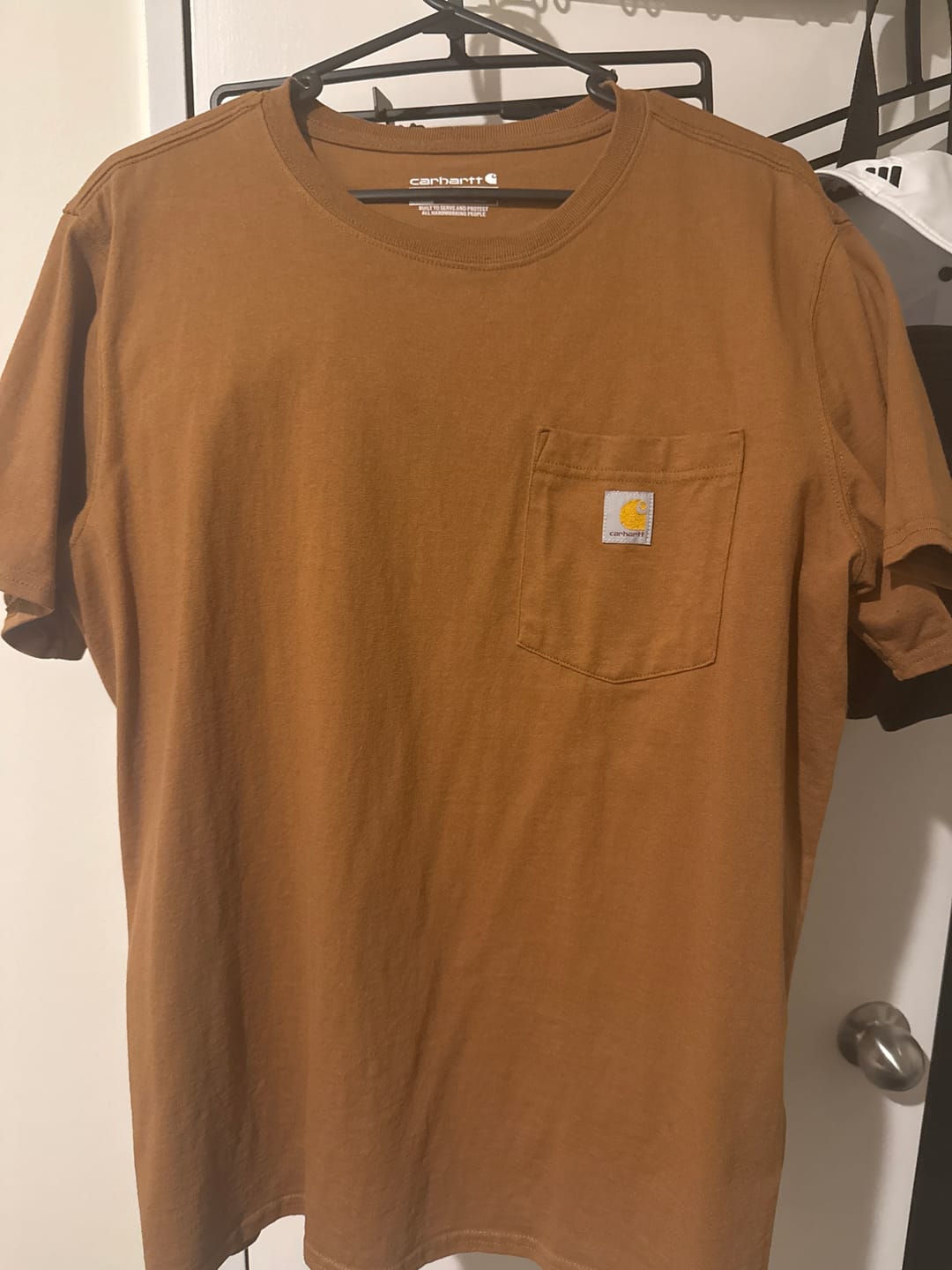 Customer photo review of Carhartt Iconic Womens K87 Workwear Pocket T Shirt