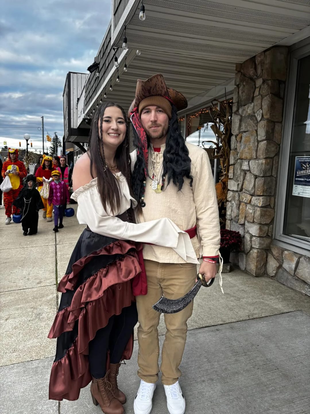 Customer photo review of Bustle Steampunk skirt