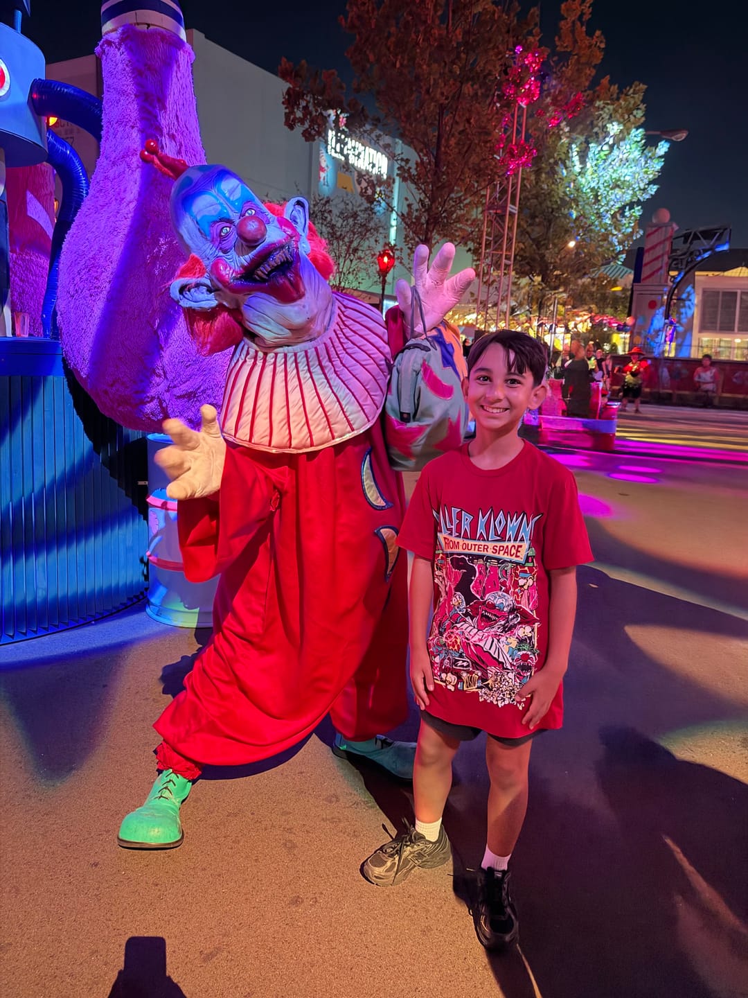 Customer photo review of Killer Klowns From Outer Space Admission Is Free T-Shirt