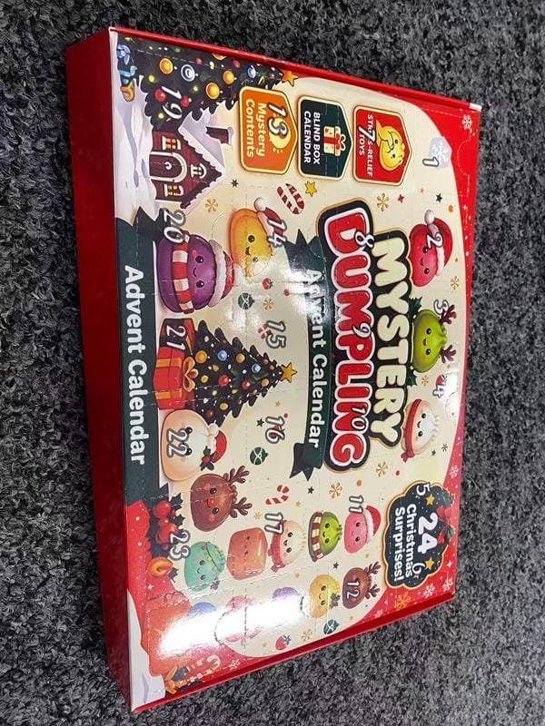 Customer photo review of Christmas Dumpling Squishy Advent Calendar