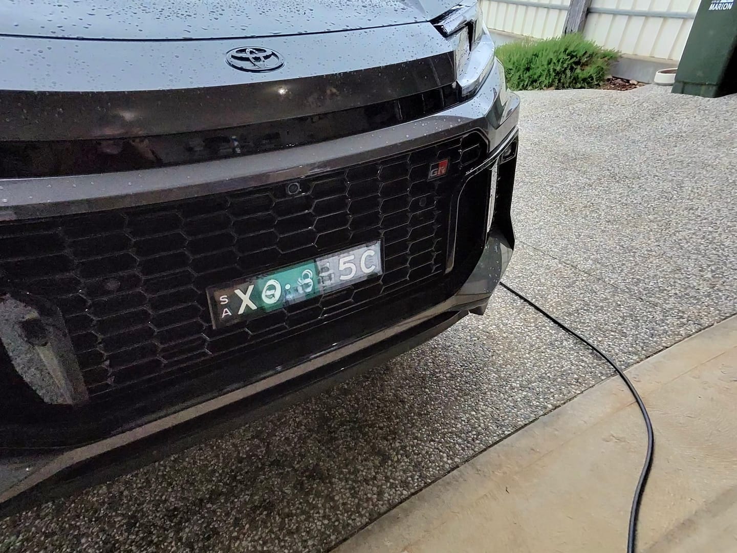 Customer photo review of [SA] Slimline - 371mm (w) x 83mm/106mm (h) - Number Plate Bracket
