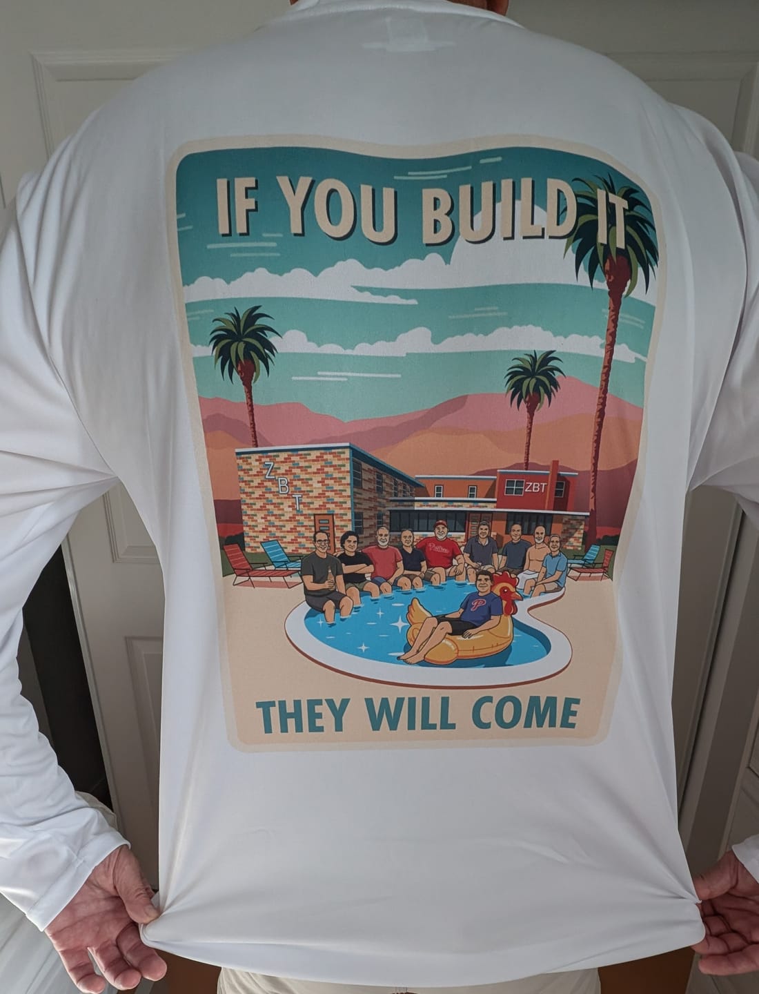Customer photo review of Custom UPF Shirt Long Sleeve