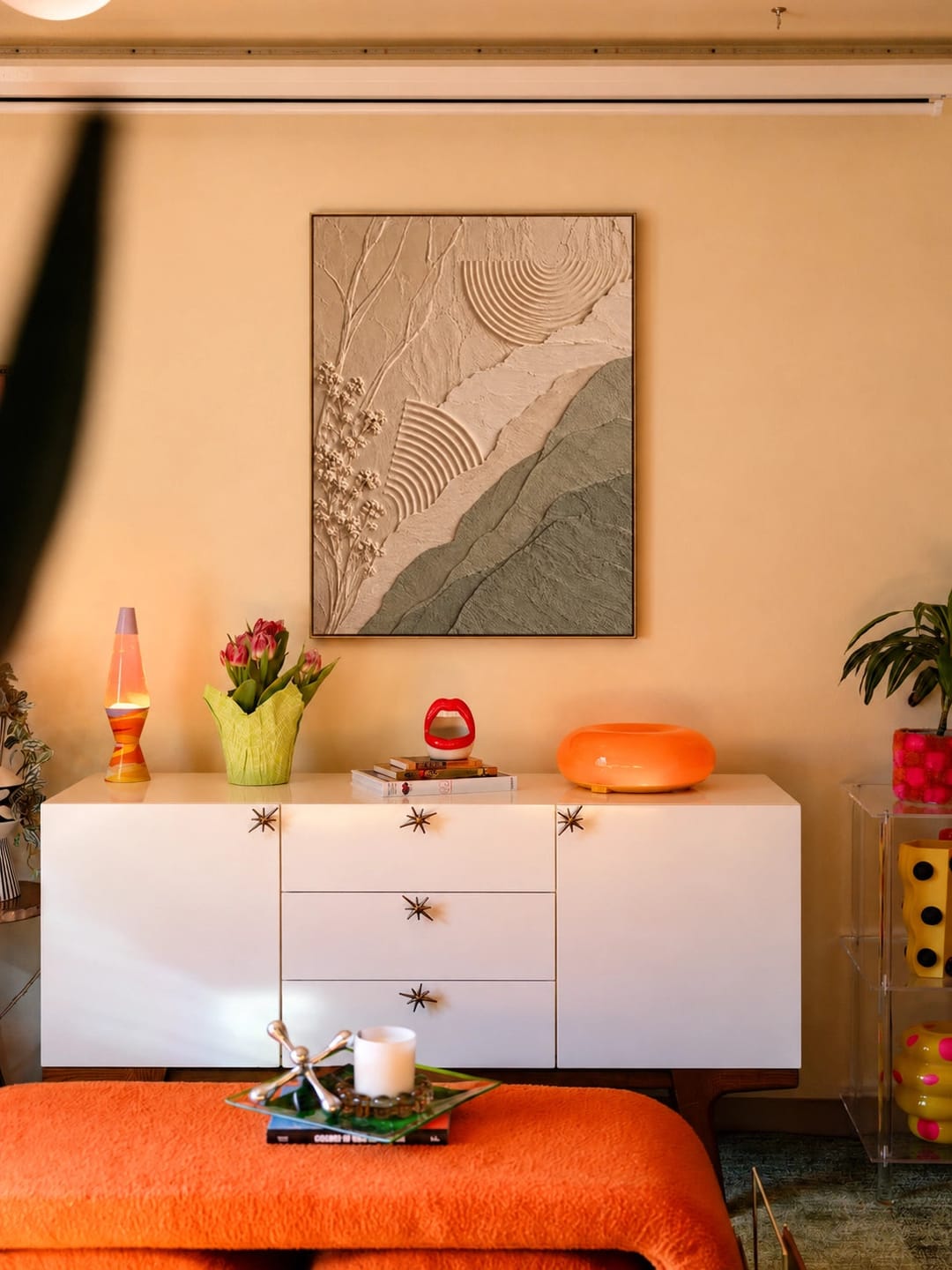 Customer photo review of Textured & Impasto Art｜Sage Stone Harmony
