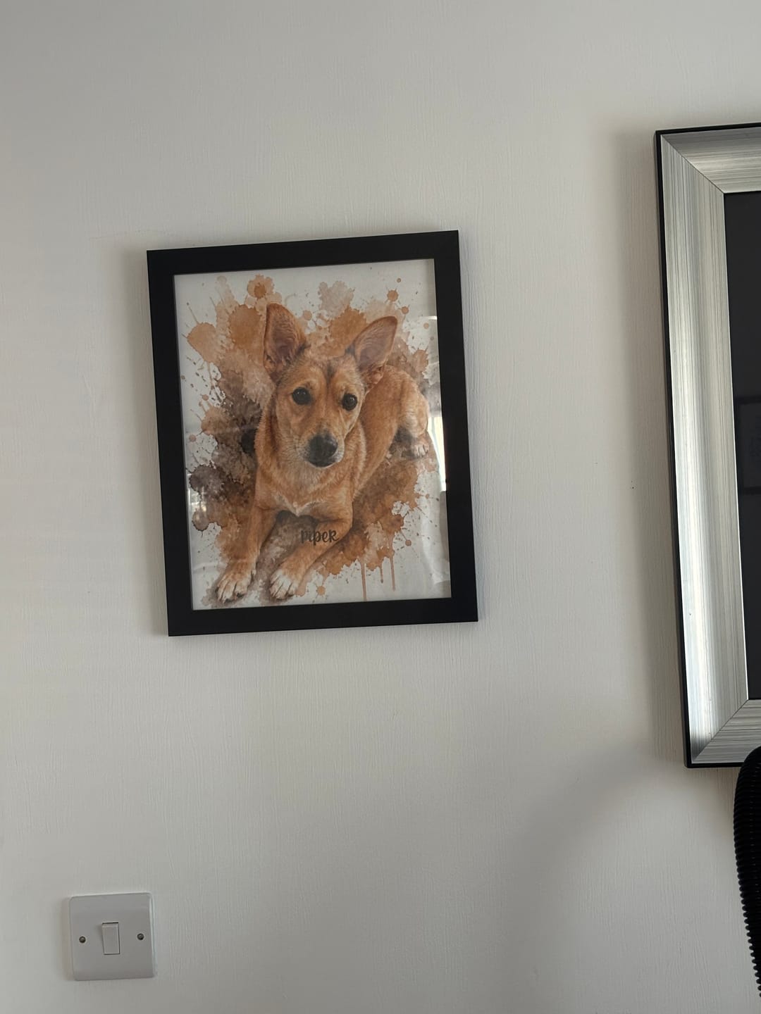 Customer photo review of Personalised Poster - Watercolour Realistic Portrait