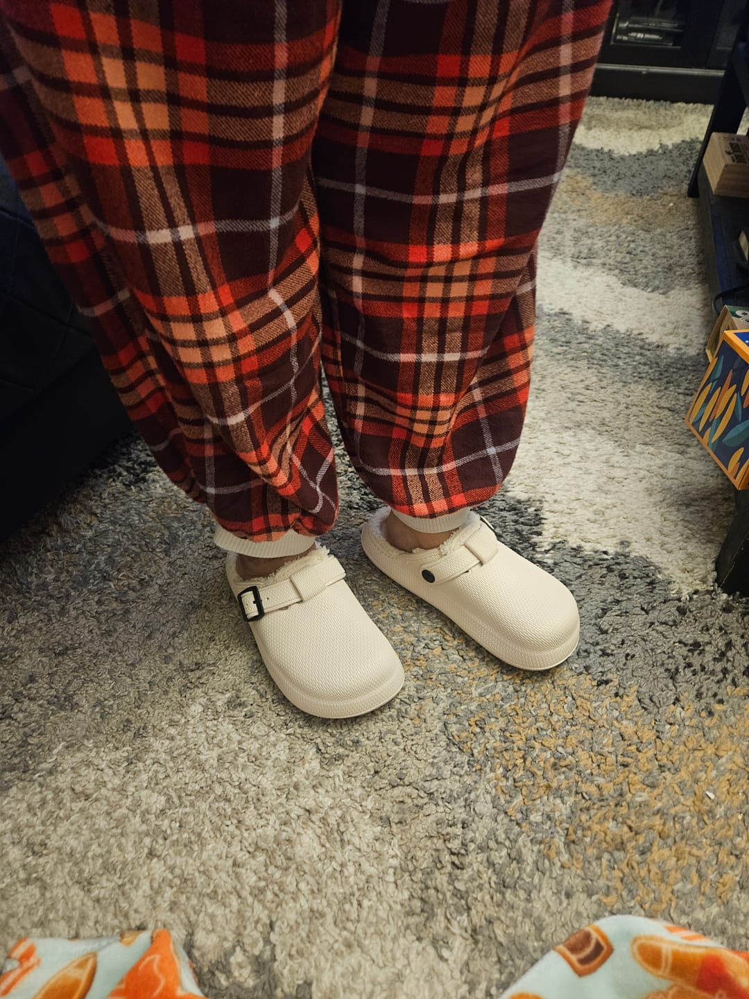 Customer photo review of Cloud Slides - Men's Snuggle Fur-Lined Clogs