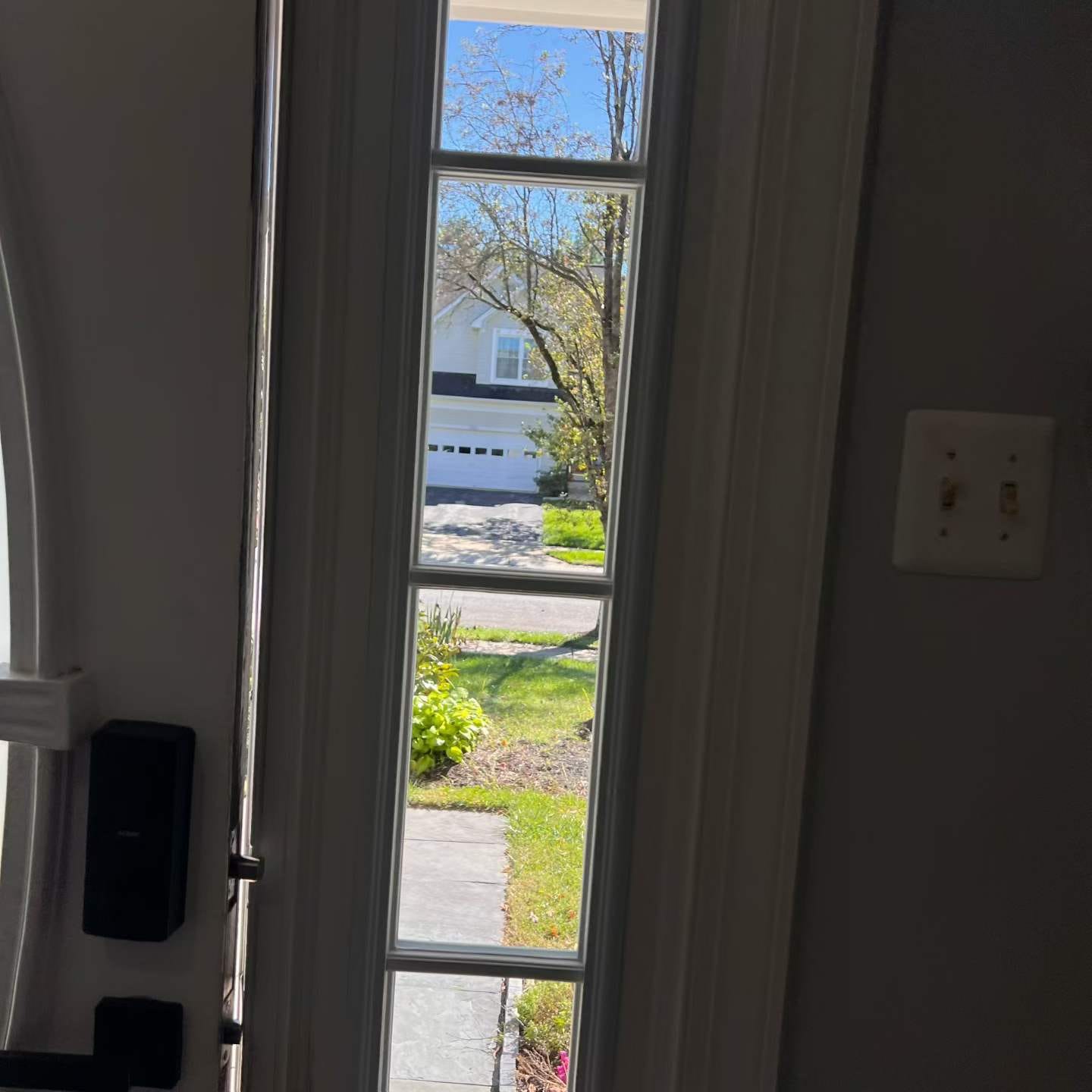 Customer photo review of Clear 5 Lite Glass and Frame Kit (Full Sidelite)