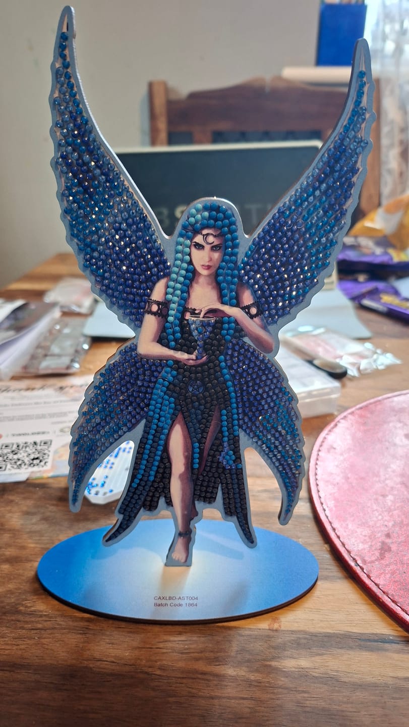 Customer photo review of Enchantment by Anne Stokes Crystal Art Buddies XL