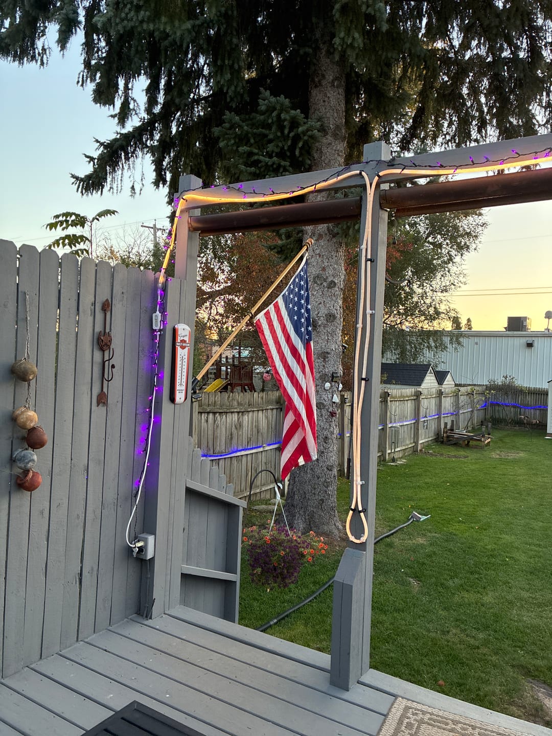 Customer photo review of 3' x 5' American Flag Set