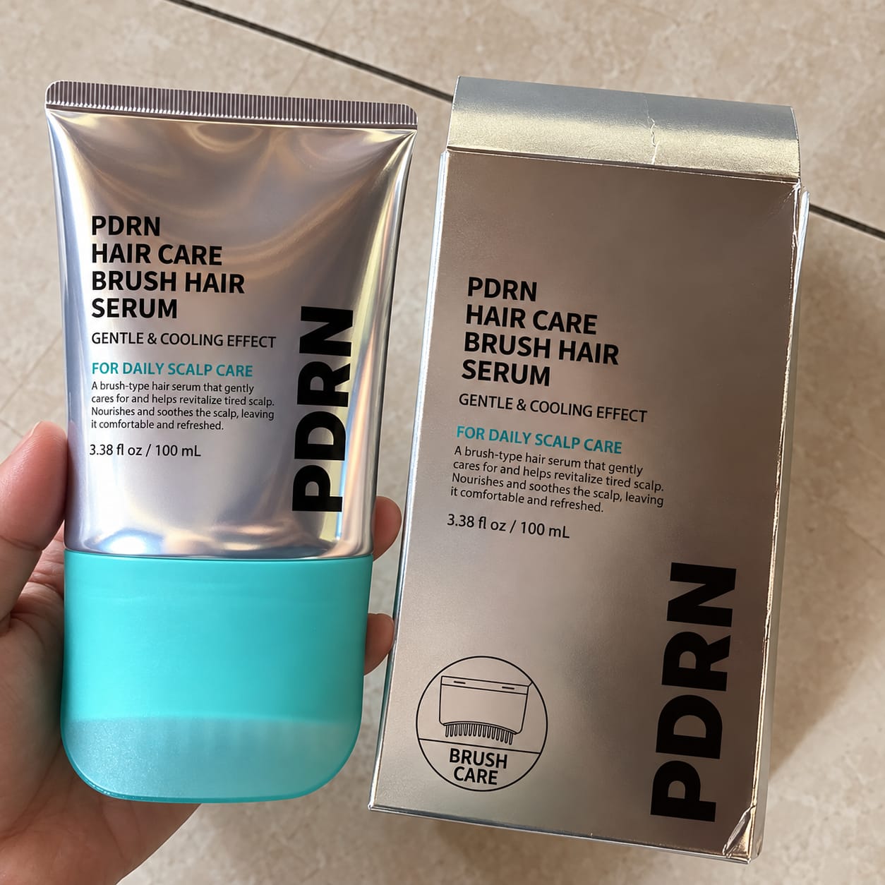 Customer photo review of Verana Glow Sérum con Cepillo para el Cuero Cabelludo