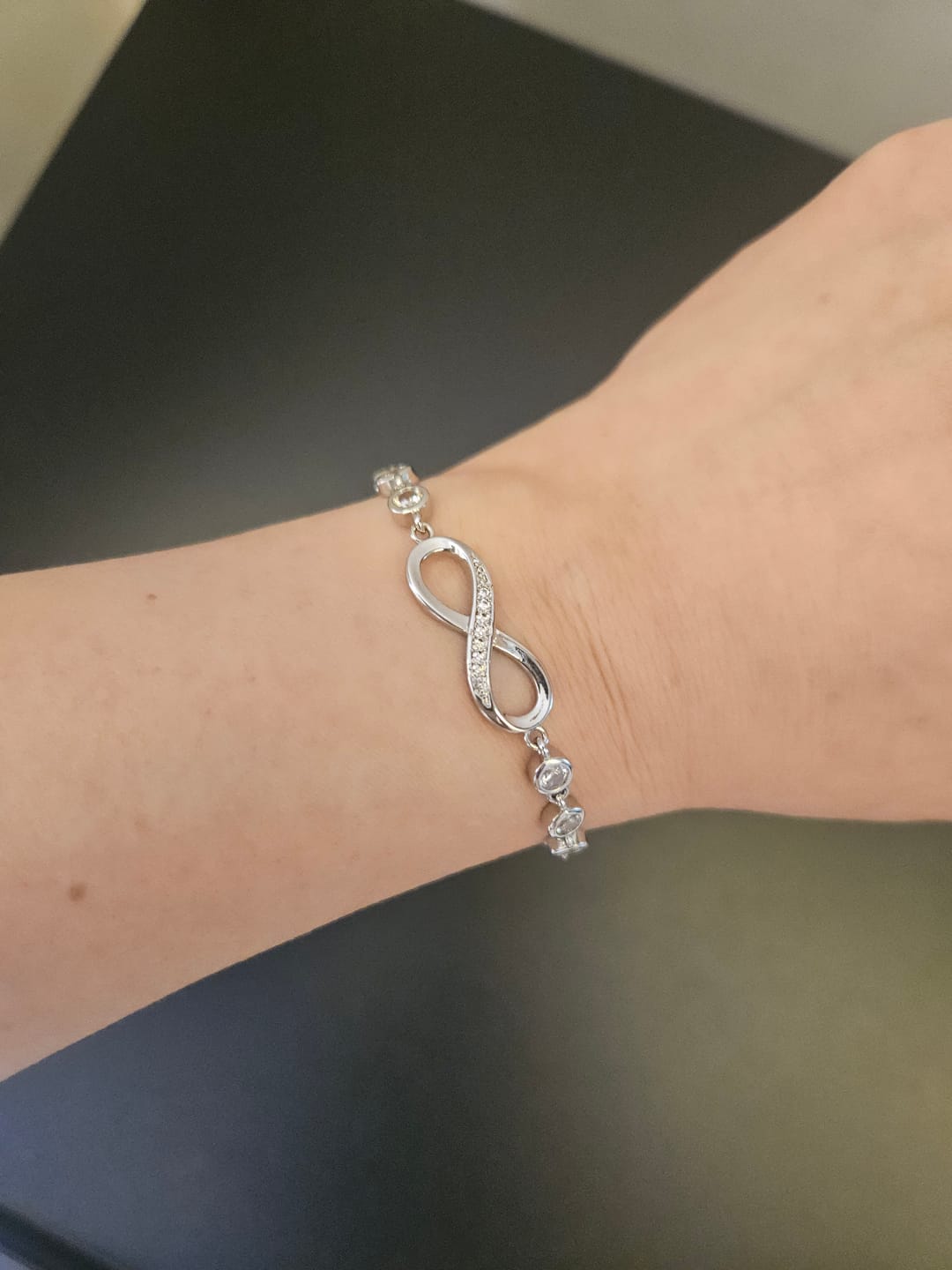 Customer photo review of Noelle Infinity Bracelet