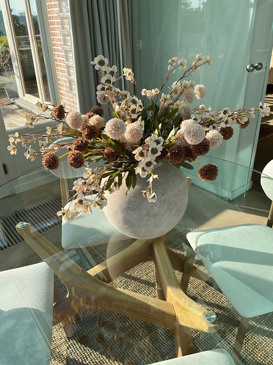Customer photo review of Wax Arrangement - Crème mix