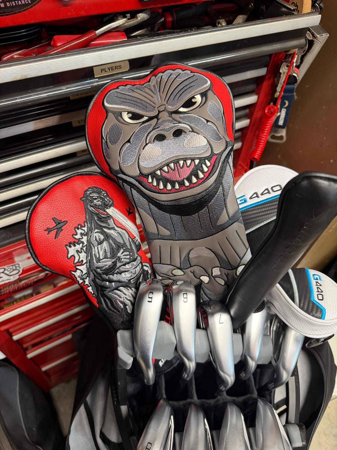Customer photo review of Godzilla "Kaiju King" – Driver Headcover