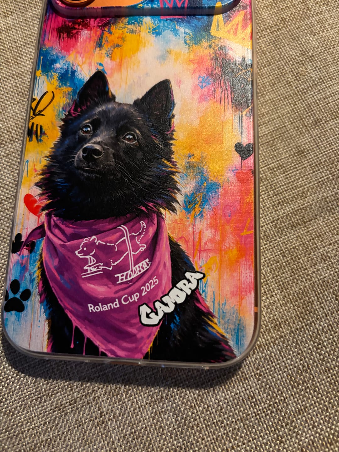Customer photo review of Personalisierte Handyhülle - Graffiti