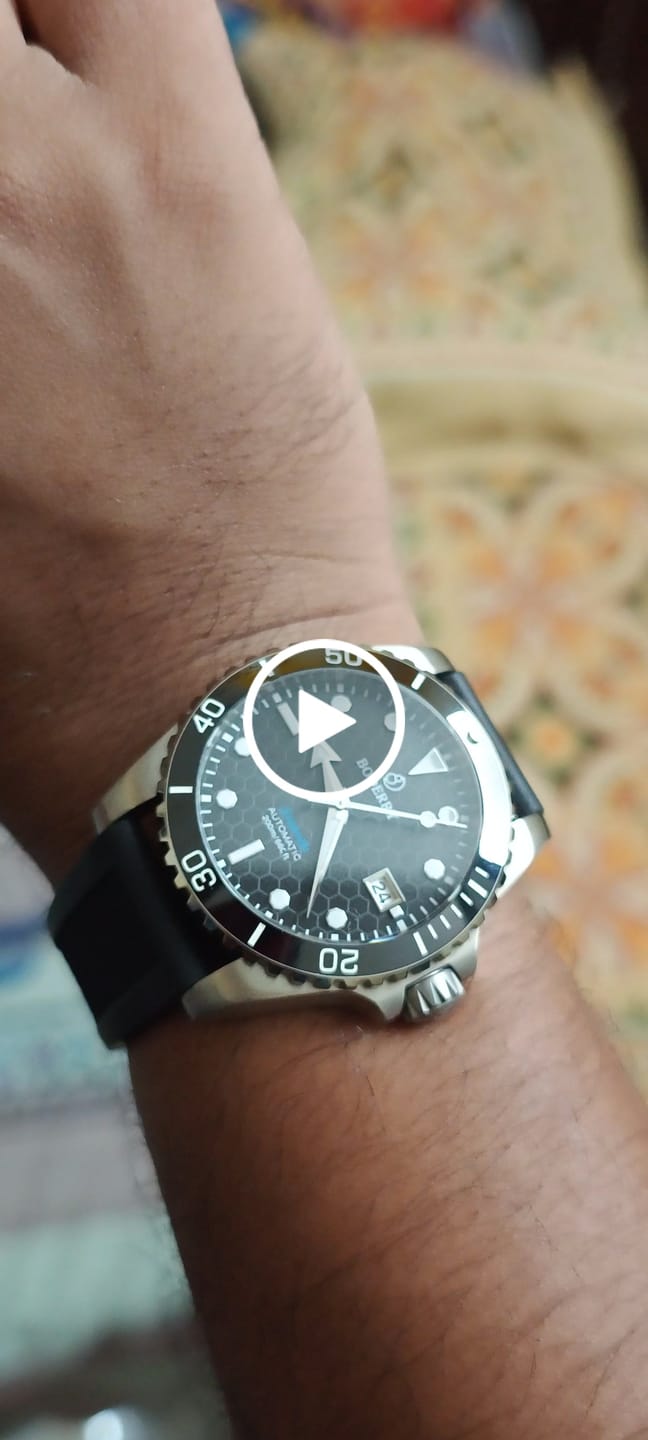 Customer video review of SEATURTLE.OCEAN(TITANIUM) - Automatic Titanium Diver Watch | Black