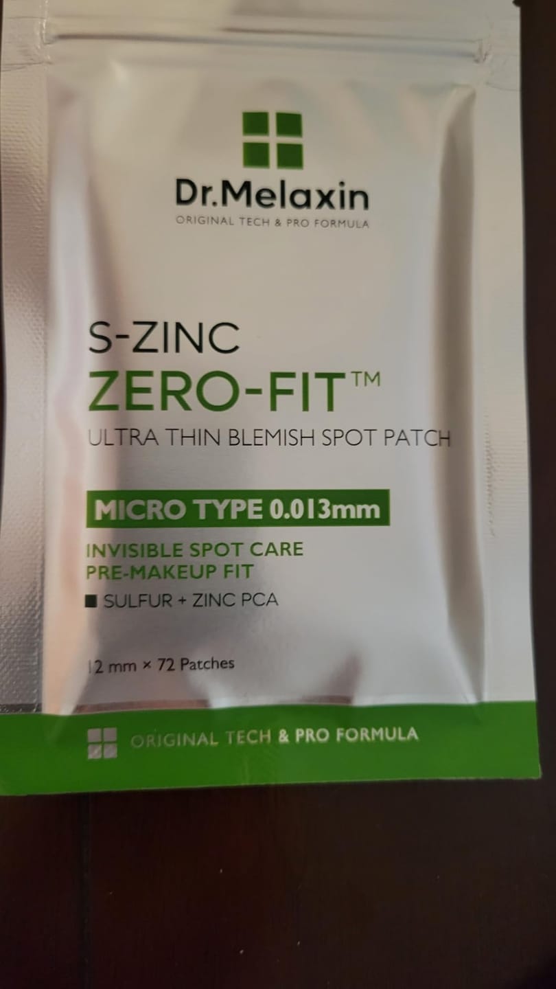 Customer photo review of ZERO-FIT Invisible Vitamin C Spot Patches