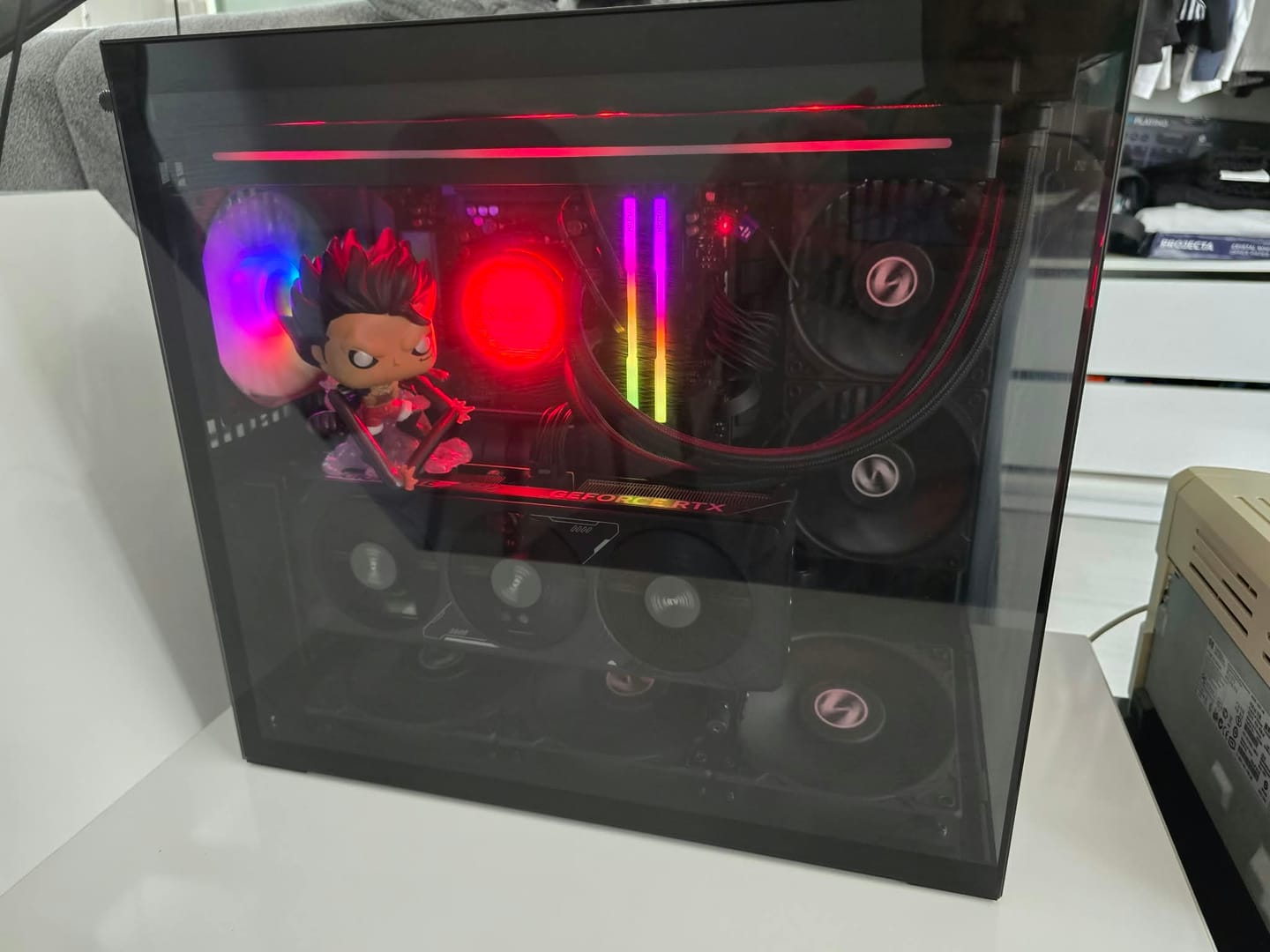 Customer photo review of AsiaHorse PCIE 4.0 16x Shielded Riser Cable