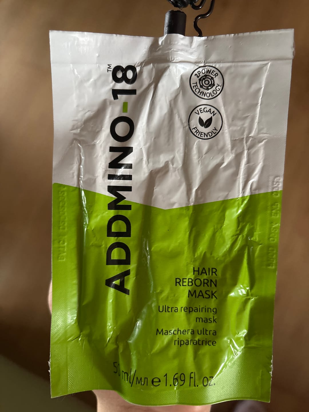 Customer photo review of Brillo Instantáneo Capilar Iluminador Addmino18