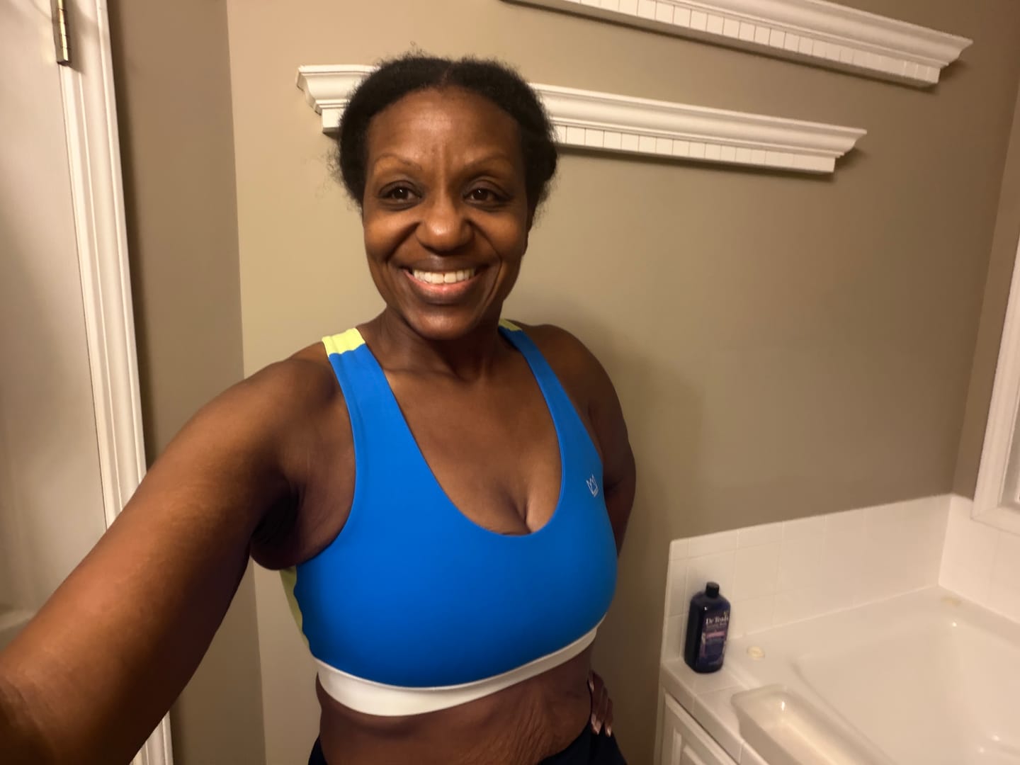 Customer photo review of BOLD Criss-Cross Sports Bra