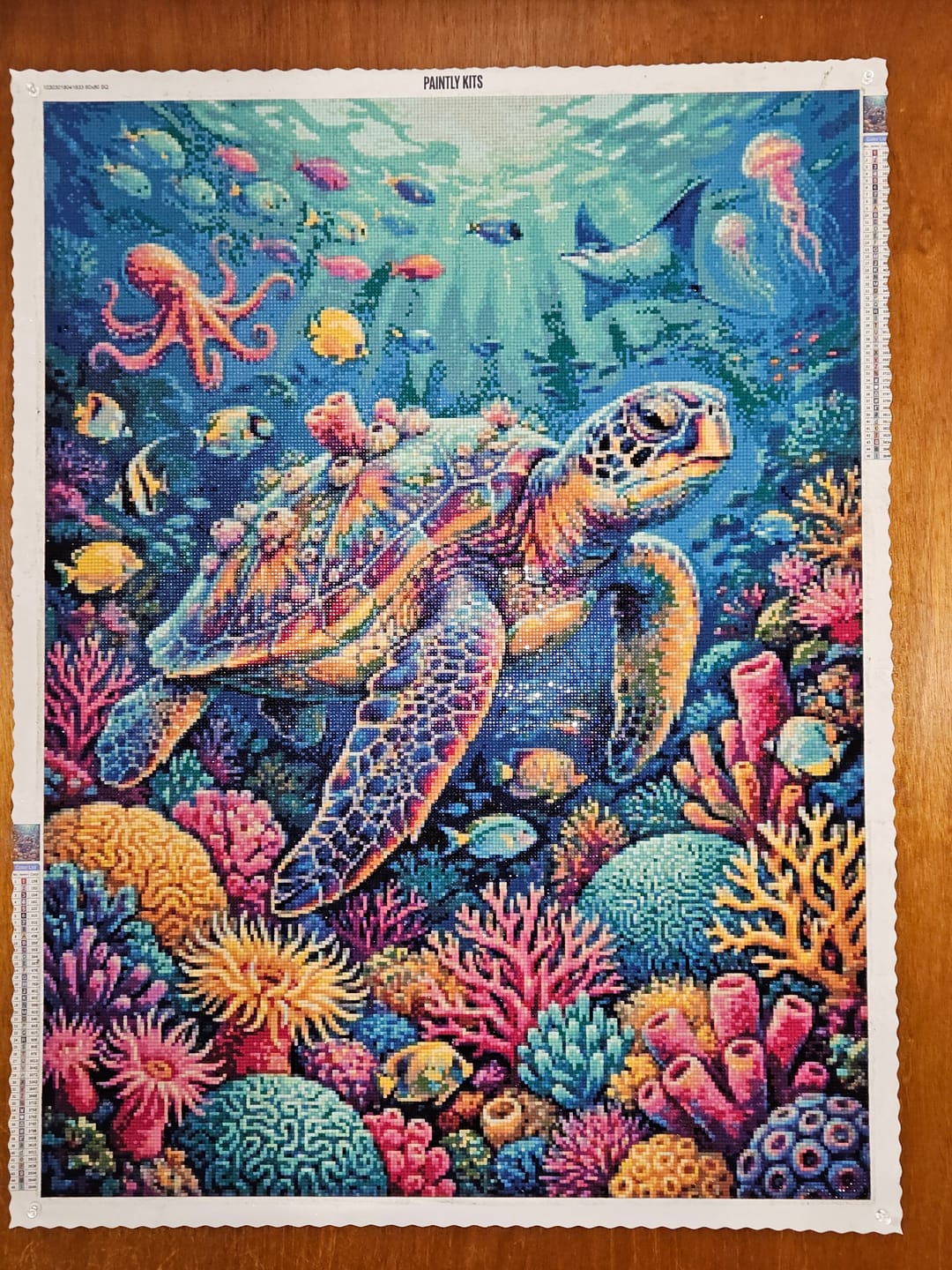Customer photo review of Ocean Turtle Paradise (Diamond Painting)