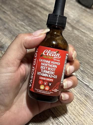Customer photo review of Cayenne Pepper Herbal Extract Drops with Hawthorn Berry, Turmeric & Panax Ginseng, 2 fl oz