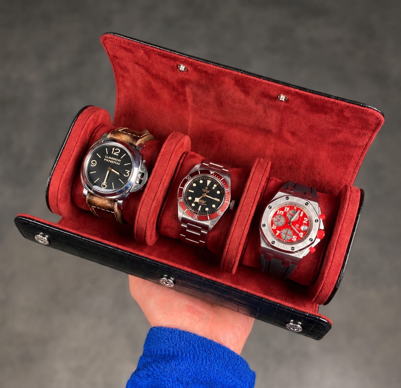 Customer photo review of Watch Holder Croco
