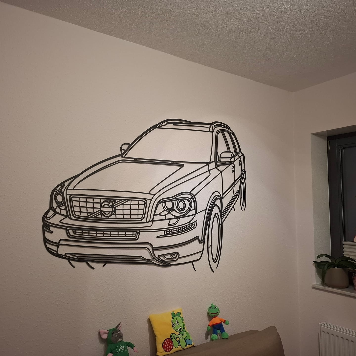 Customer photo review of Ihr individueller Metallwandkunst-Service für Autosilhouetten