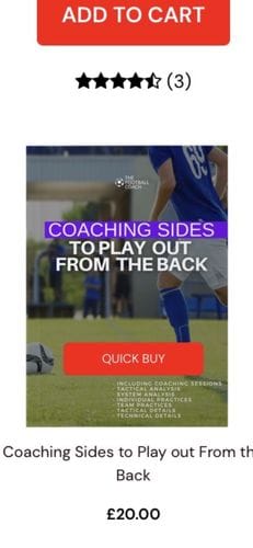Customer photo review of Coaching Sides to Play out From the Back