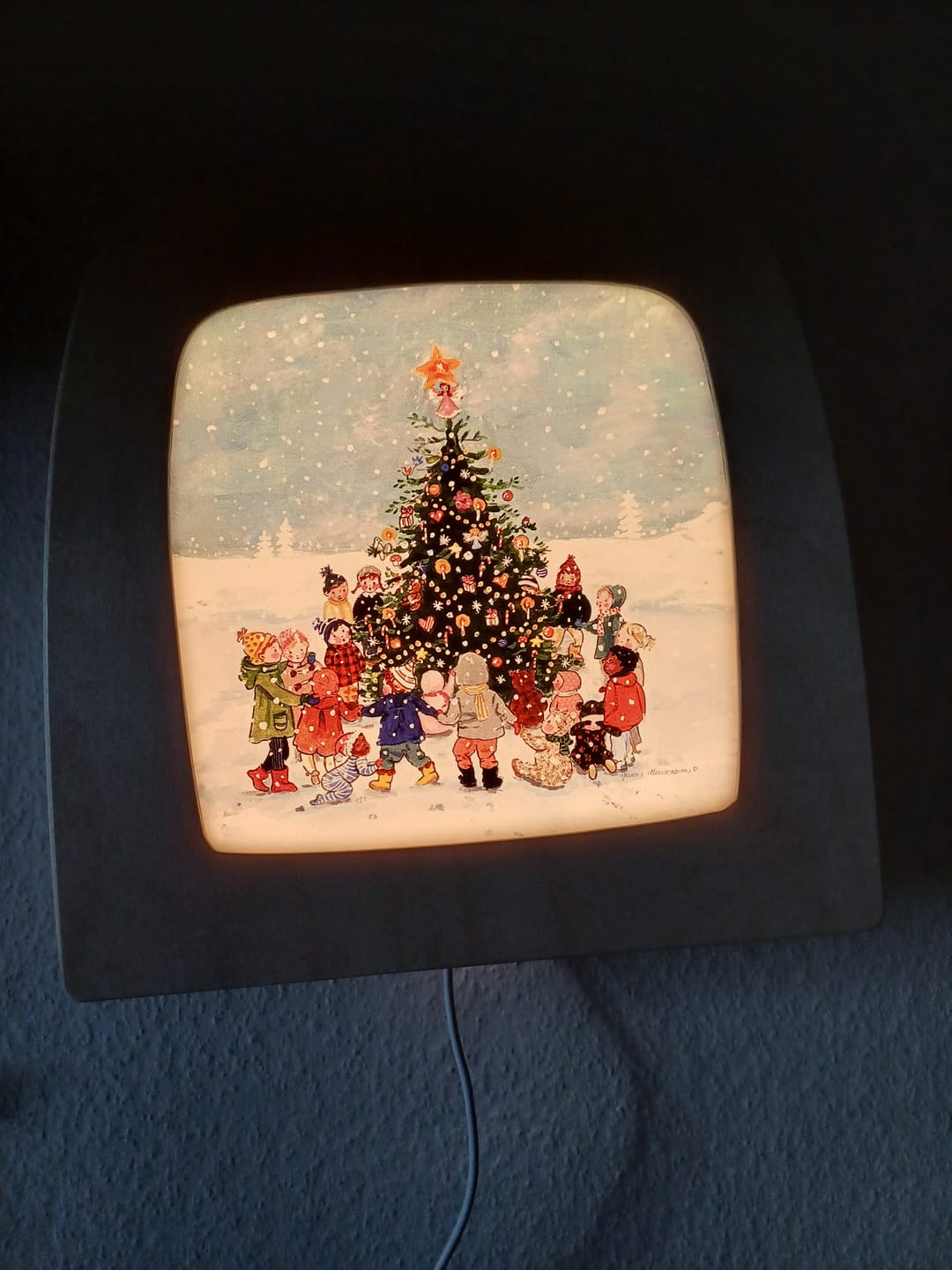 Customer photo review of Toverlux Schneedecken-Silhouette - Gwen's Illustrationen