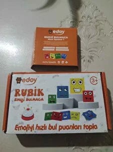 Customer photo review of Rubik Emoji Oyun Seti