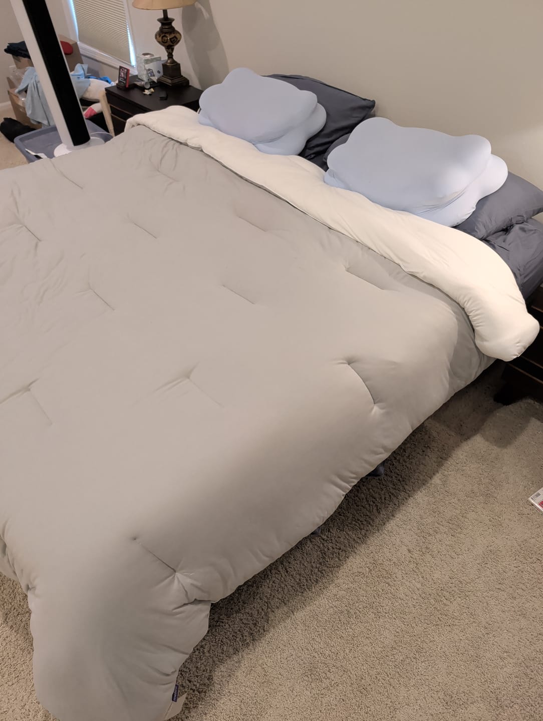 Customer photo review of MarshMellow Comforter