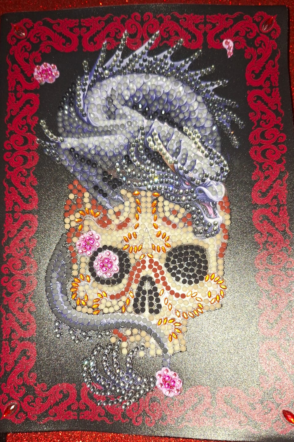 Customer photo review of Oriental Dragon Anne Stokes Crystal Art Planner