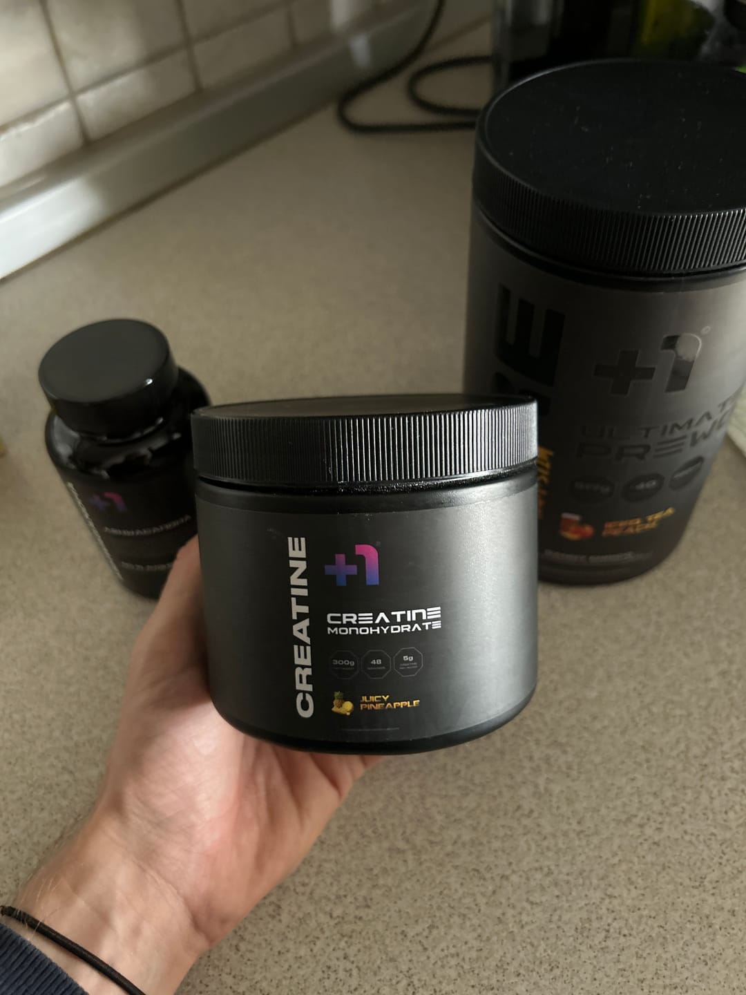 Customer photo review of +1© PREMIUM CREATINE MONOHYDRATE (300g)
