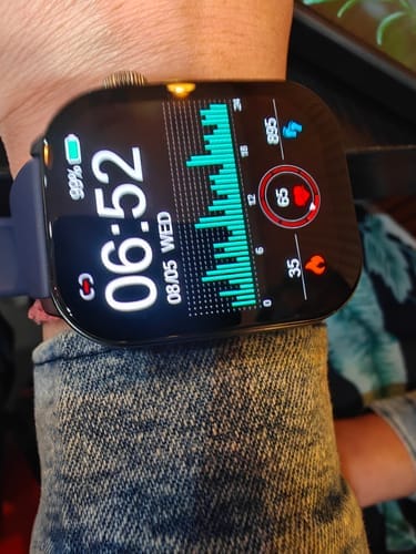Customer photo review of Protector de pantalla para reloj inteligente Health Smartwatch 3