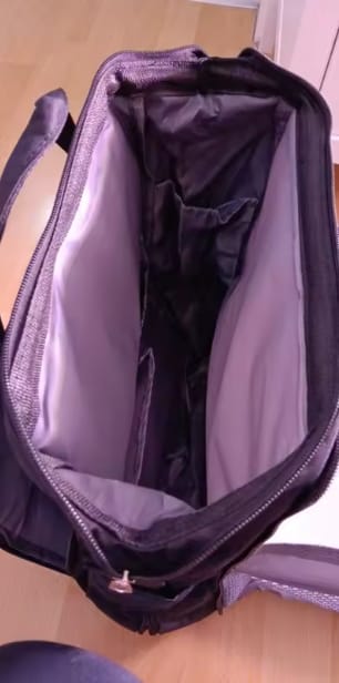 Customer photo review of Mochila Pañalera con Cuna