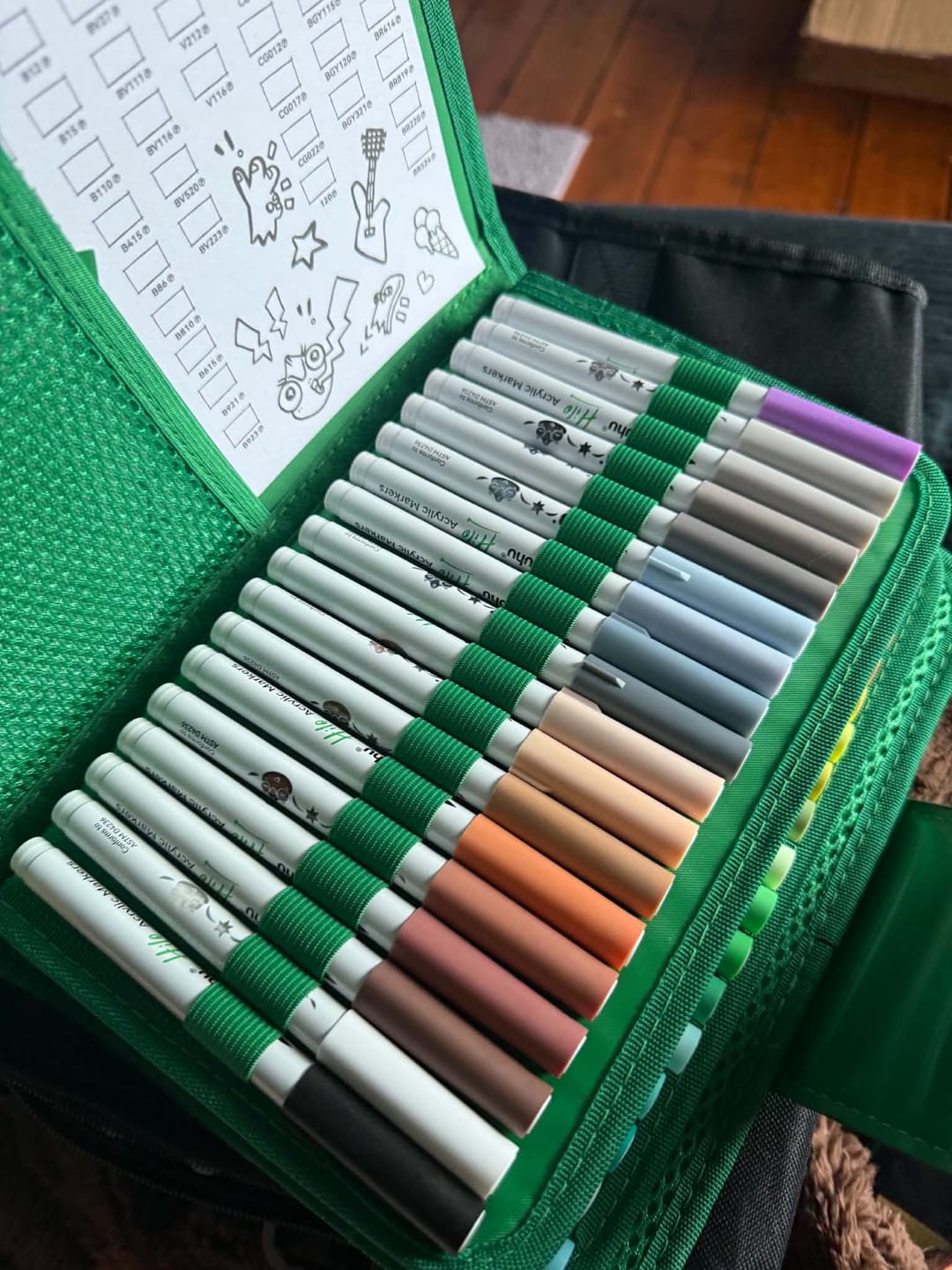 Customer photo review of Ohuhu Hilo Series Direct-ink Acrylic Paint Markers