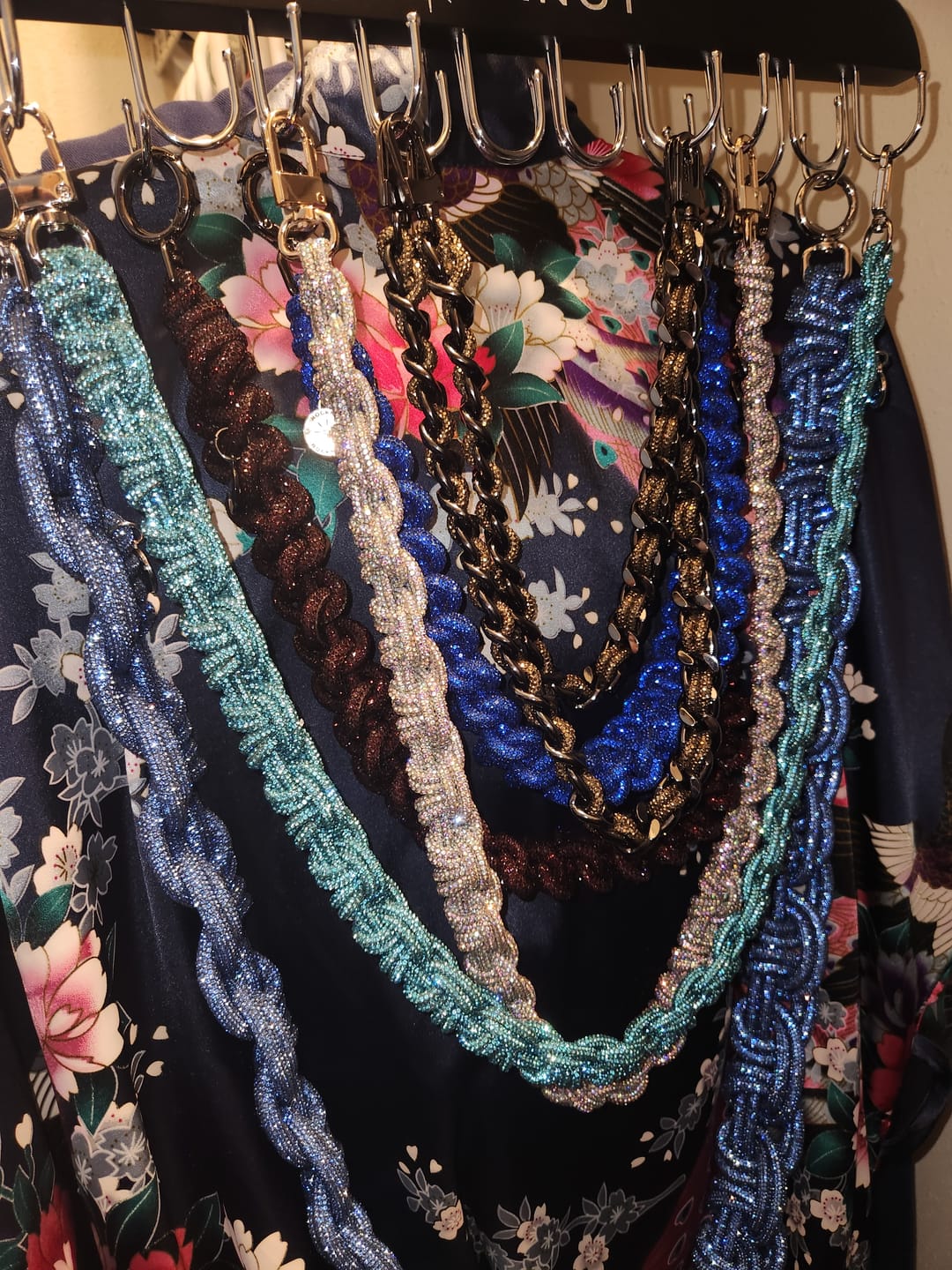 Customer photo review of PURSE STRAP / JEWELRY ORGANIZER