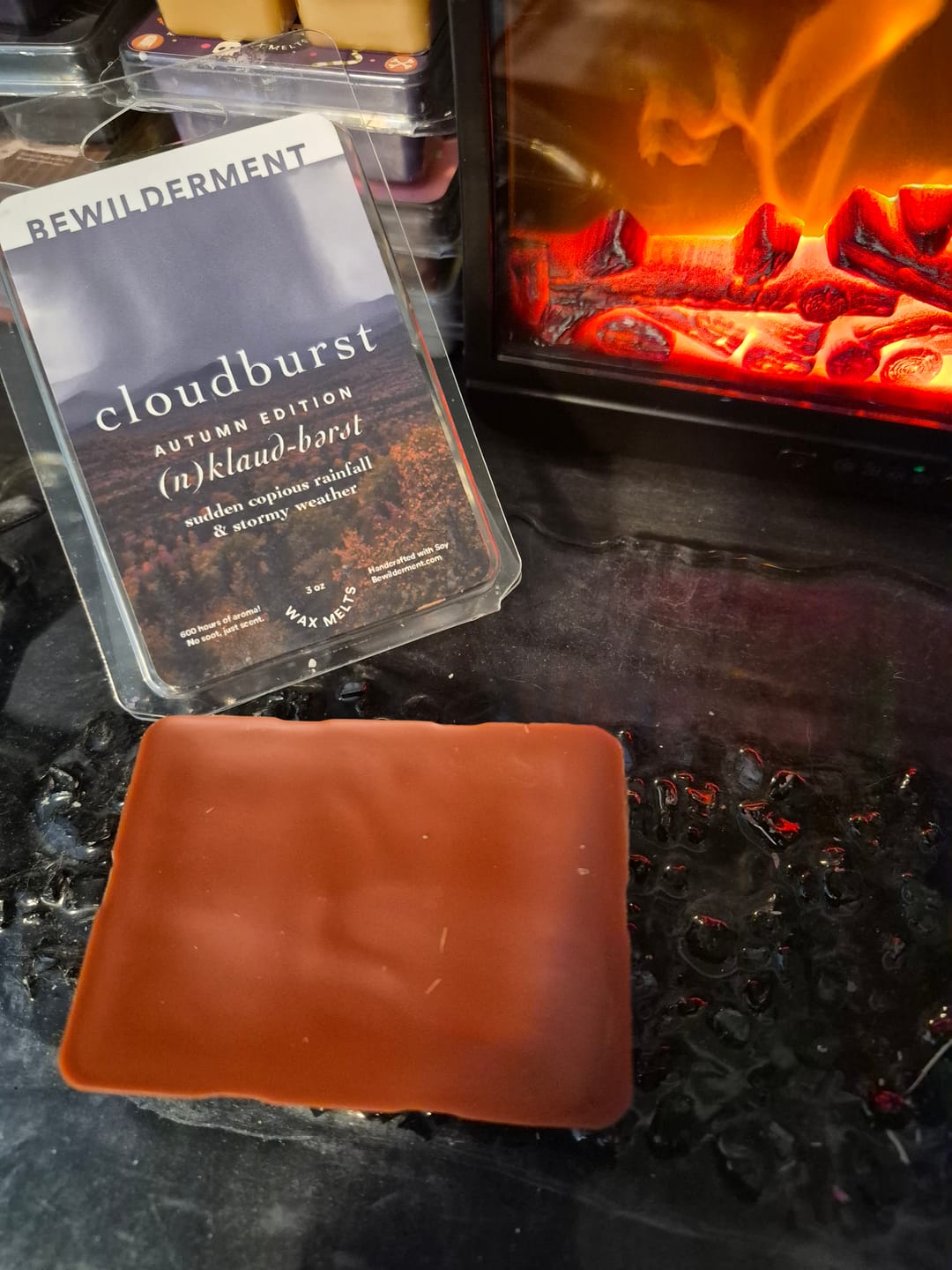 Customer photo review of Cloudburst Autumn Edition Wax Melts