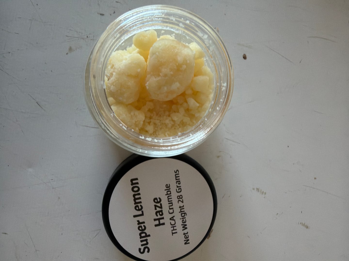 Customer photo review of Super Lemon Haze | THCA Crumble