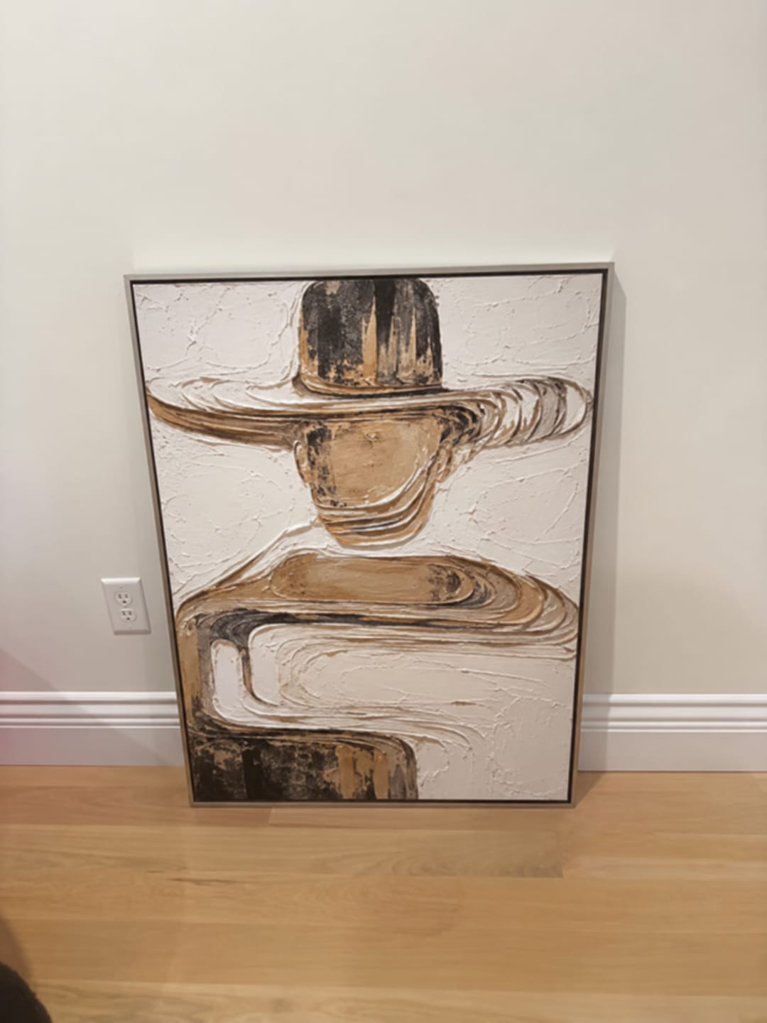 Customer photo review of Desert Brim-Textured Portrait Painting
