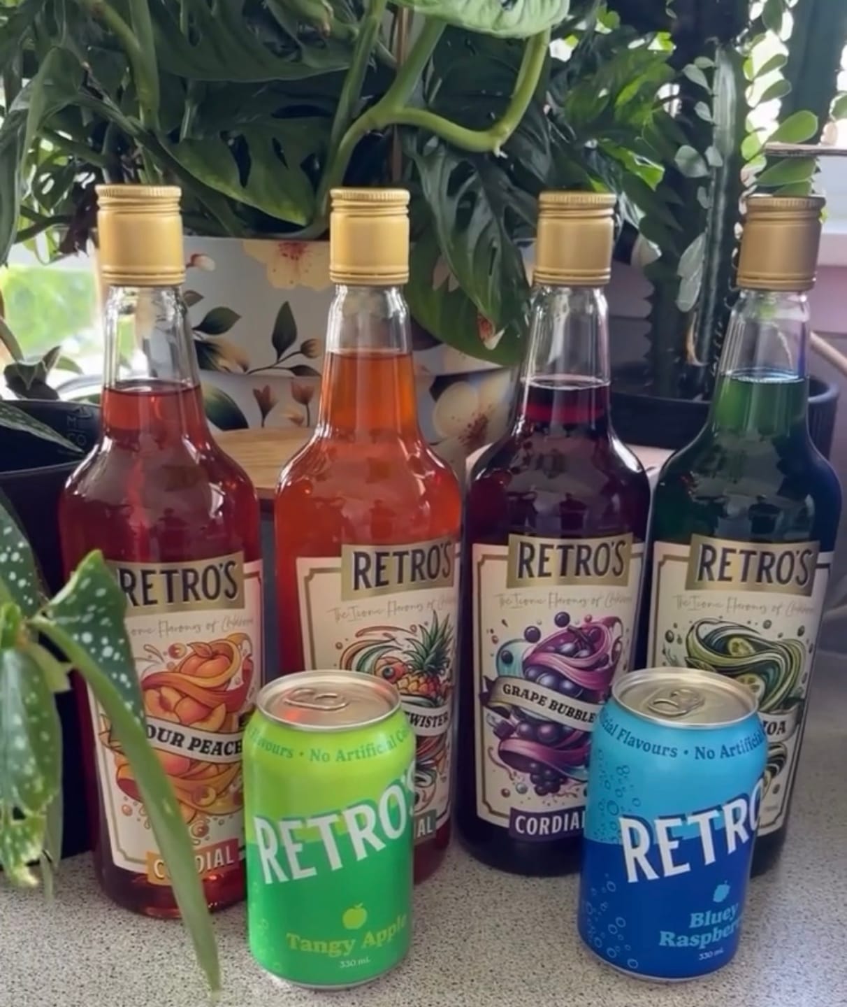 Customer photo review of Retro's Bluey Raspberry 330mL