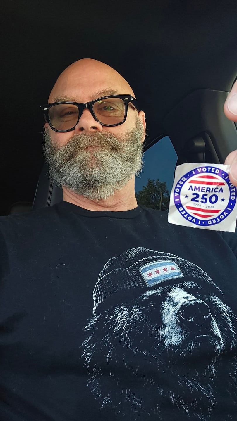 Customer photo review of Chicago Bear T-Shirt