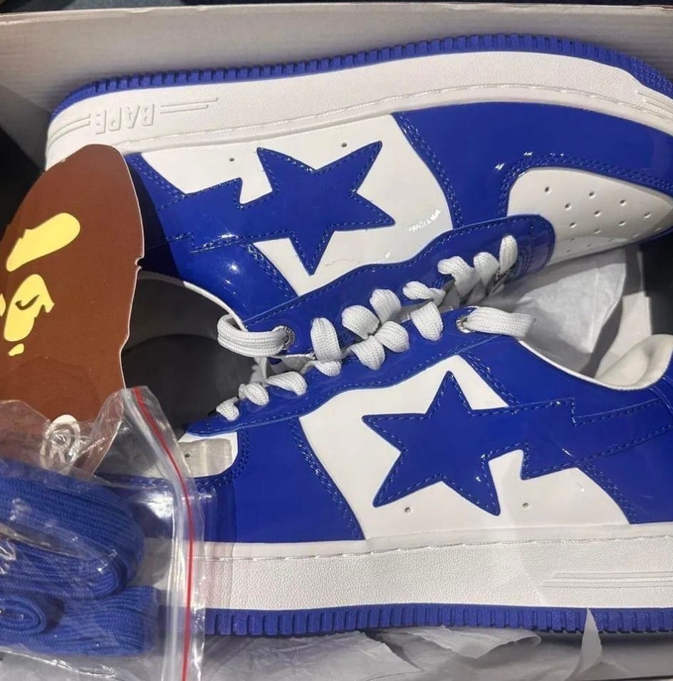 Customer photo review of Bape Bapesta “Royal Blue”