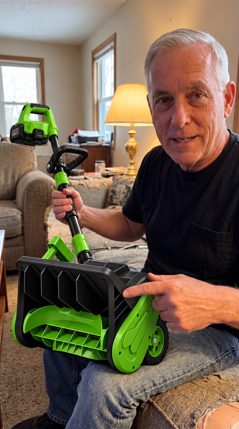 Customer photo review of Electric Snow Shovel