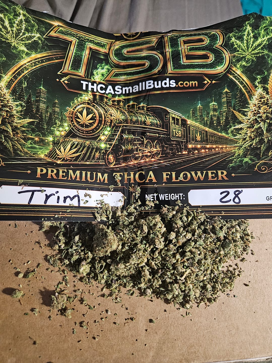 Customer photo review of Dank Work THCA Trim